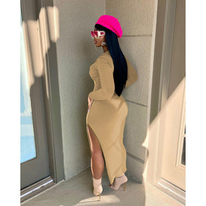 Fancy Caramel Tan Dress