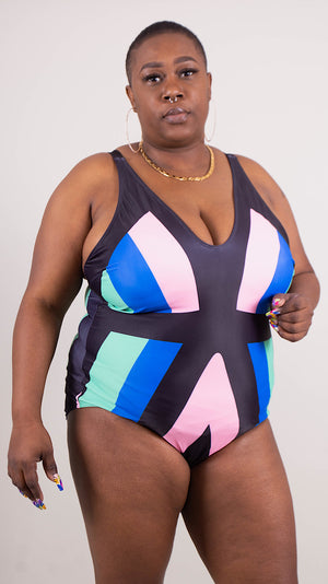 Fancy Kyla plus size one piece